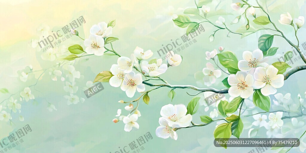 春日繁花枝头绽