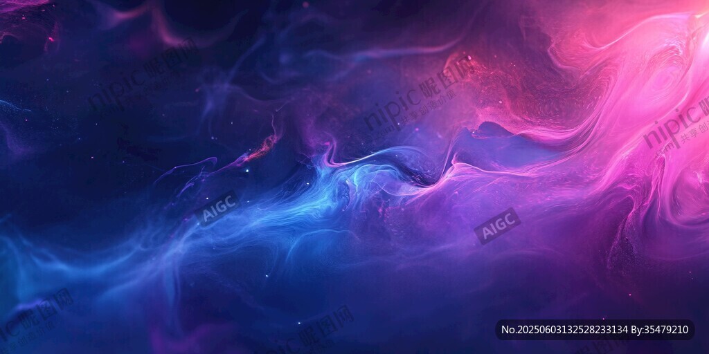 梦幻炫彩流体背景图案