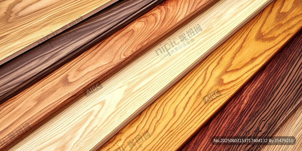 多样木纹地板展示