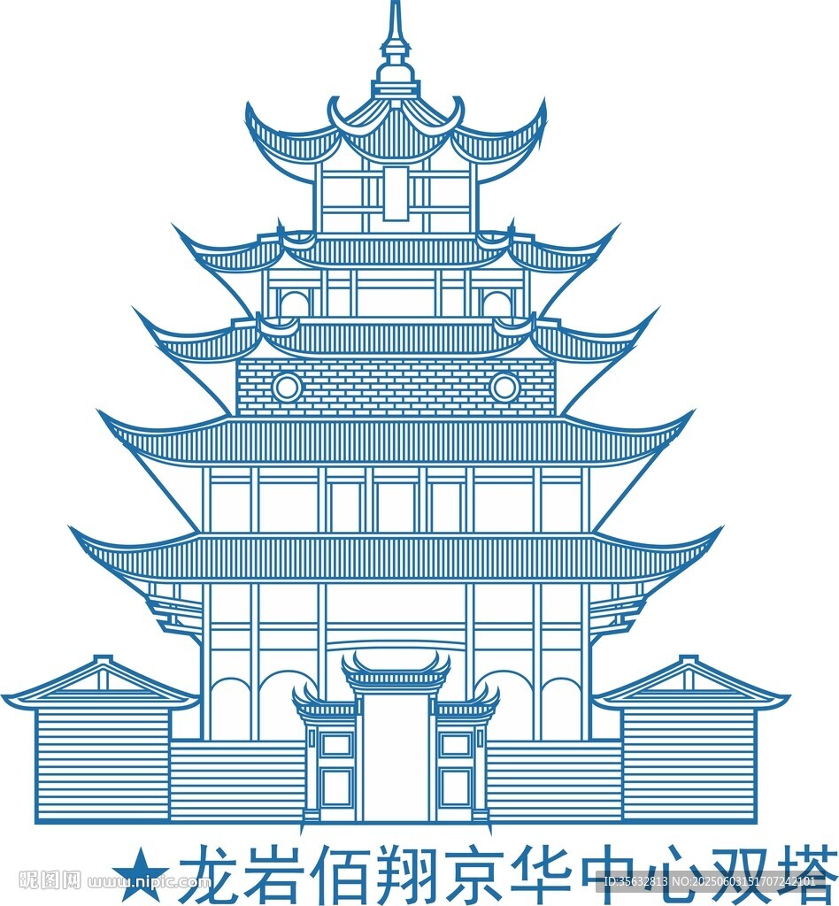 龙岩佰翔京华中心双塔