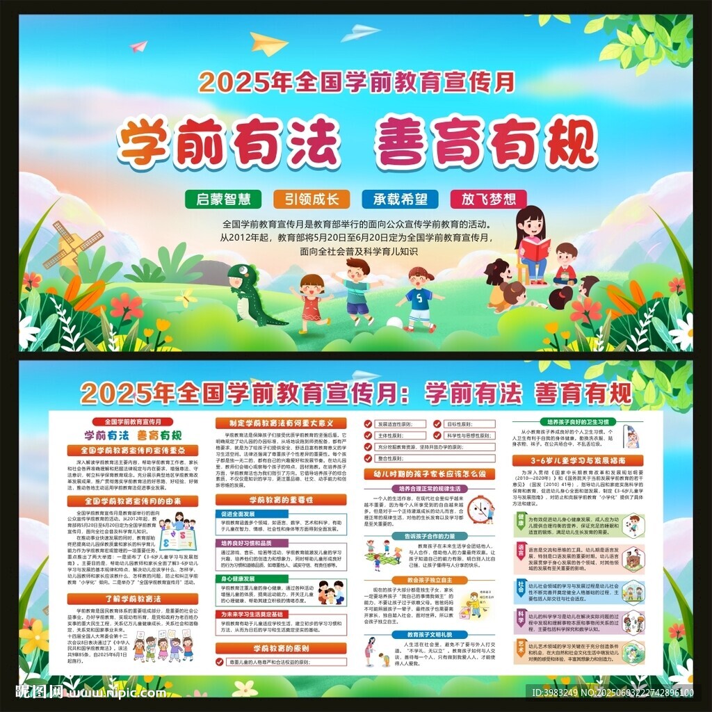 全国学前教育宣传月宣传栏