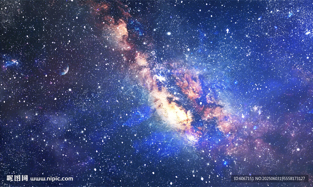 银河宇宙星空背景