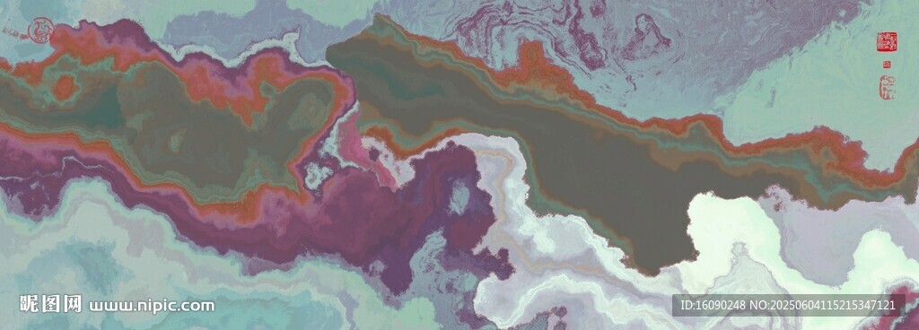 抽象水墨画