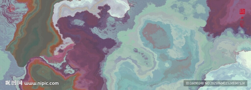 水墨山水装饰画