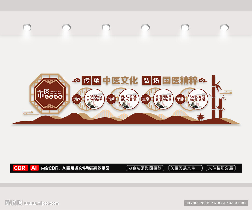 中医养生文化墙