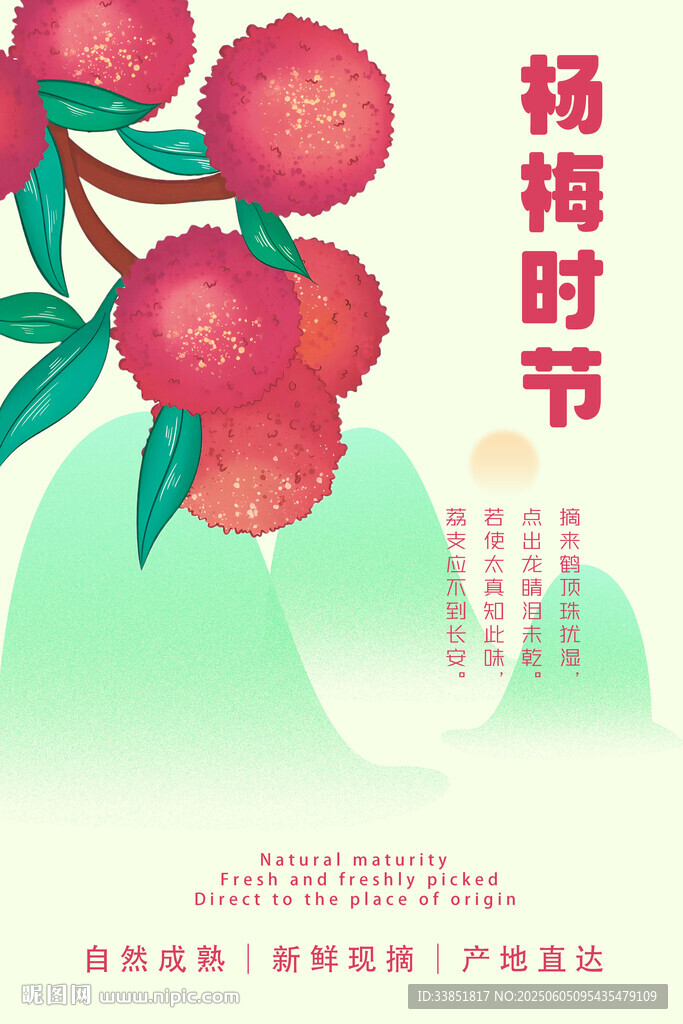 杨梅海报