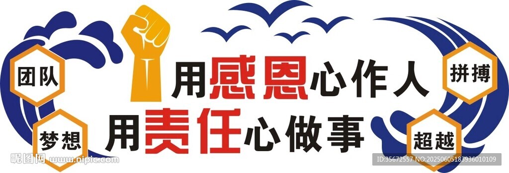 用感恩心作人 用责任心做事企业