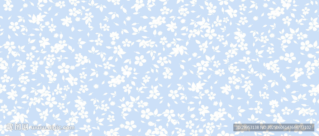 浅蓝色雪花纹理背景图