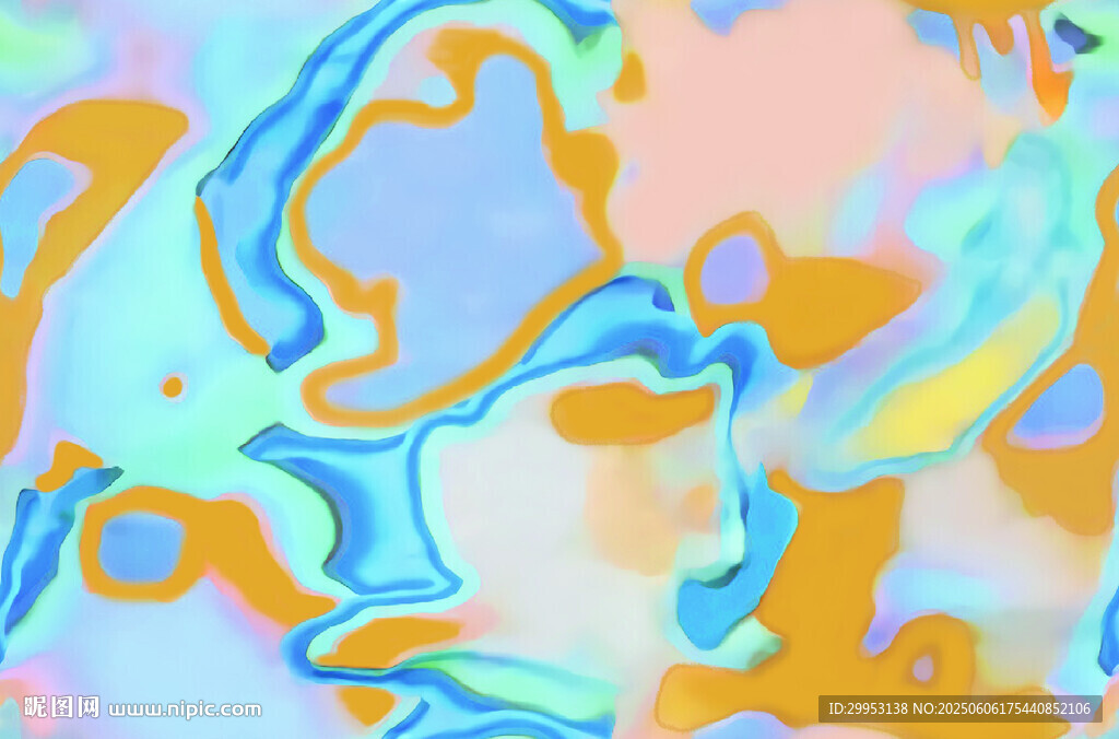 梦幻流体艺术图案