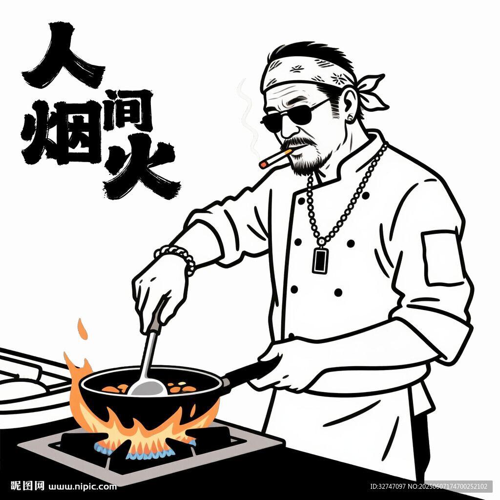 人间烟火之炒菜的大叔