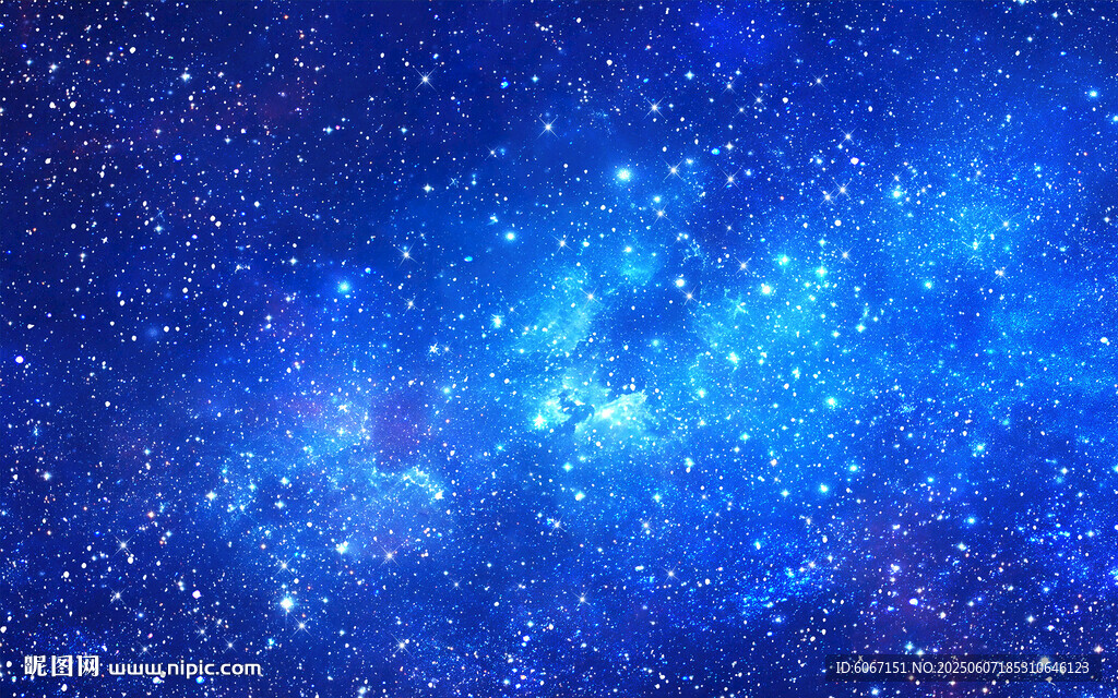蓝色星空宇宙星空图