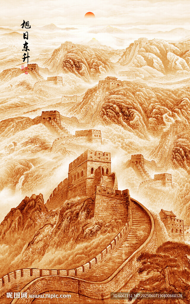 长城玄关装饰画