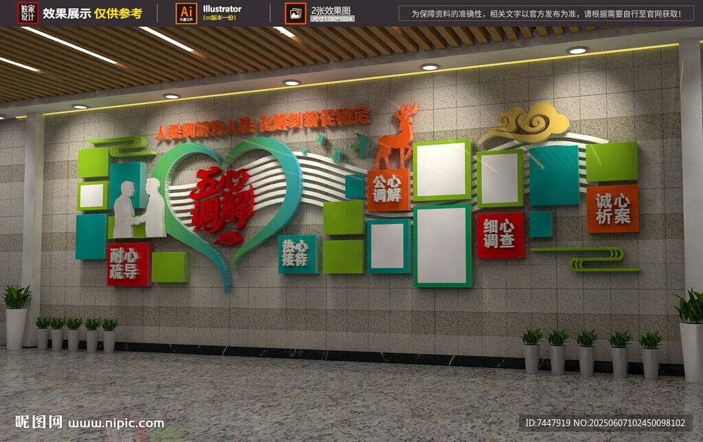 五心调解文化 风采照片墙