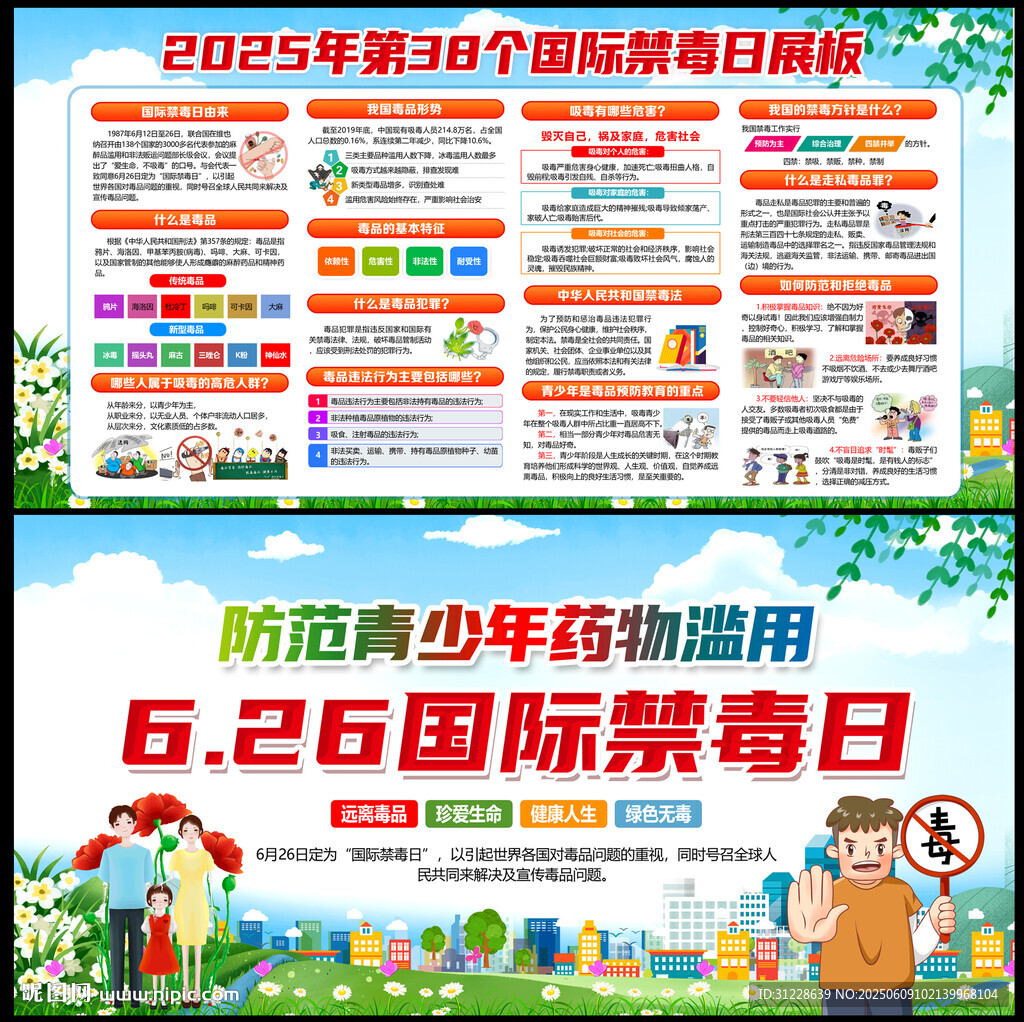 禁毒展板