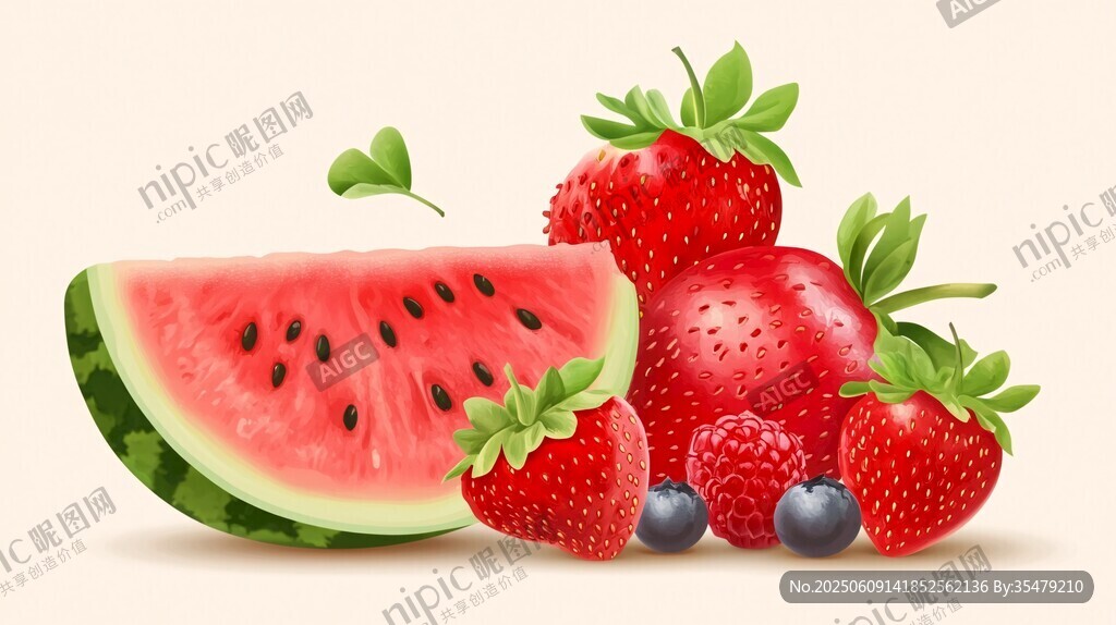 夏日缤纷水果组合