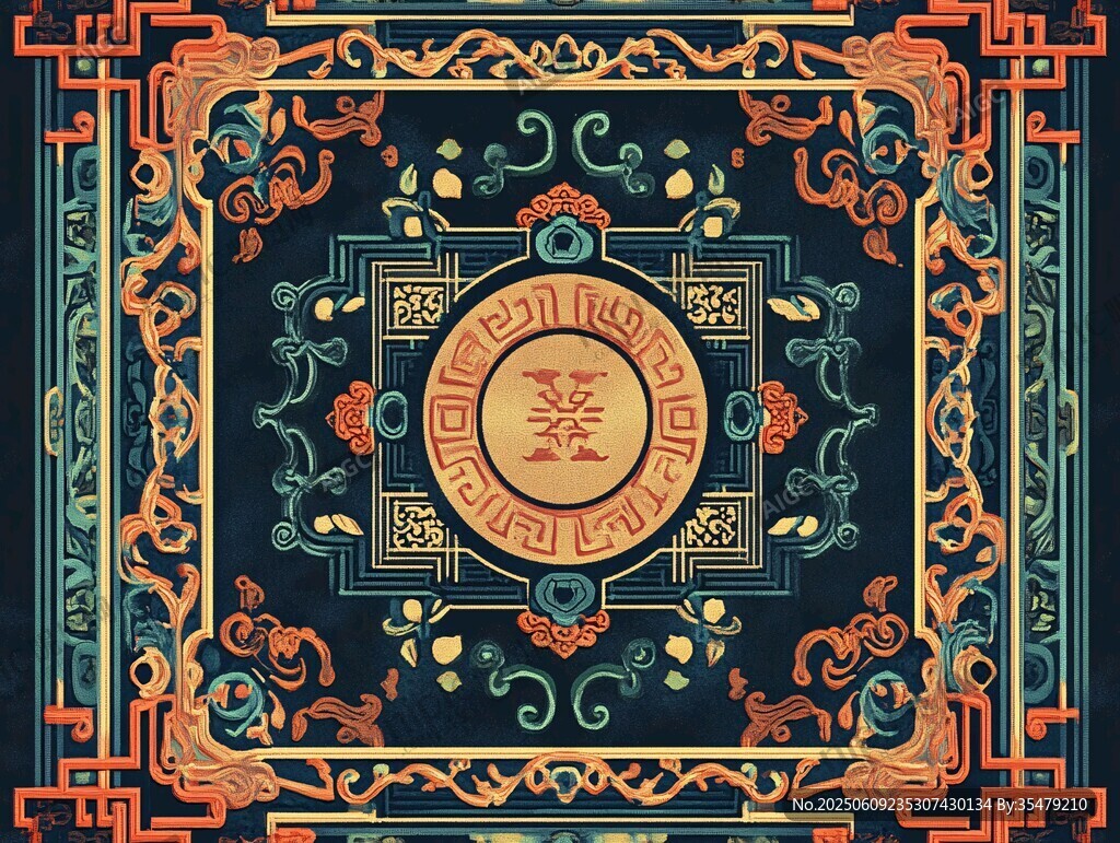 中式传统吉祥图案装饰画