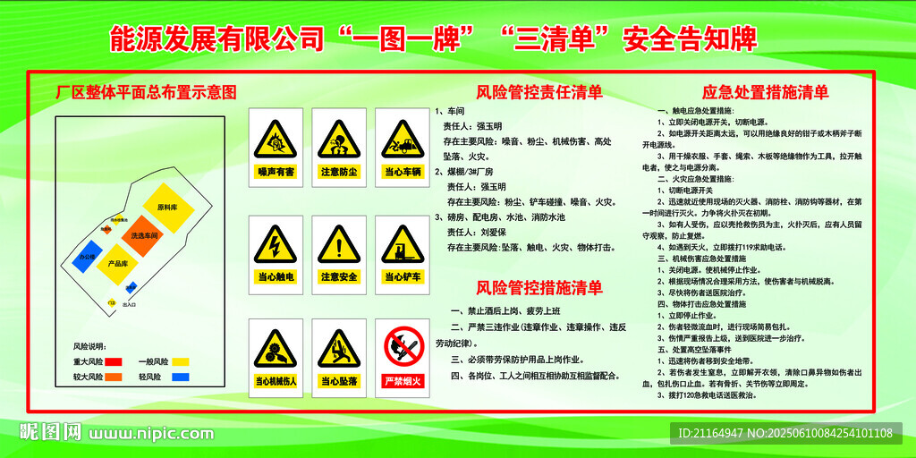 安全警示标识说明
