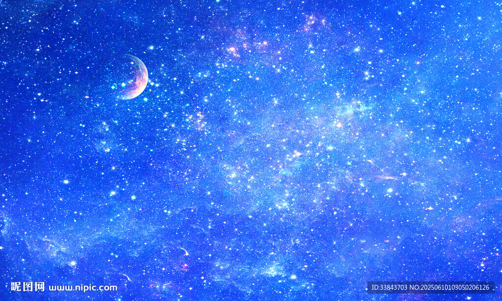 星空装饰画背景