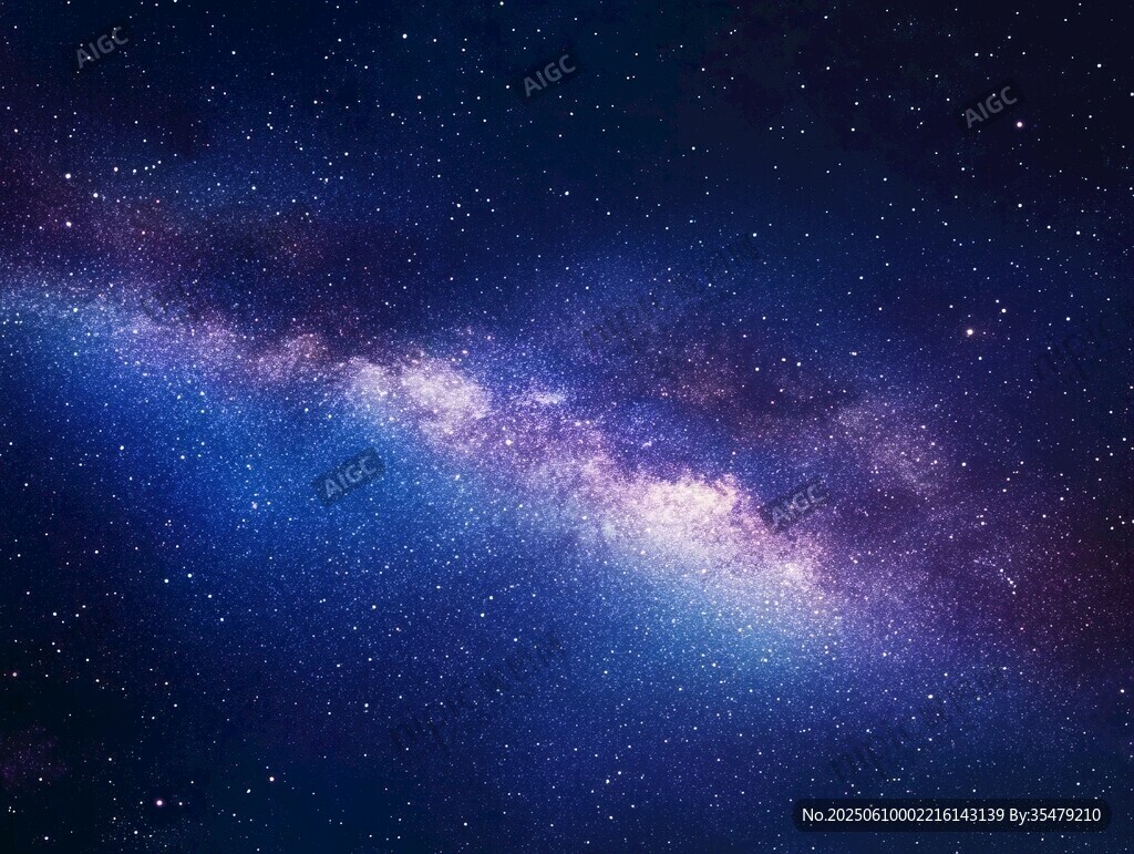 梦幻璀璨的深邃星空
