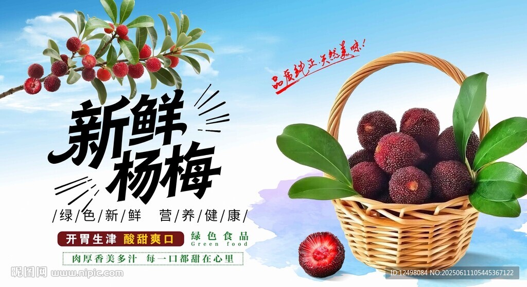 新鲜杨梅