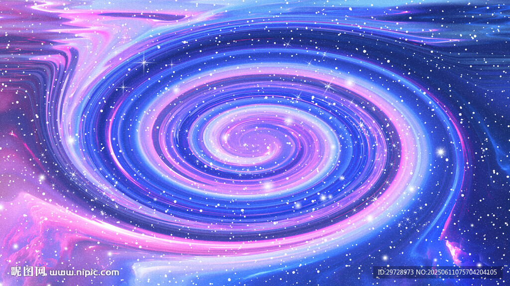 梦幻绚丽的宇宙星空漩涡