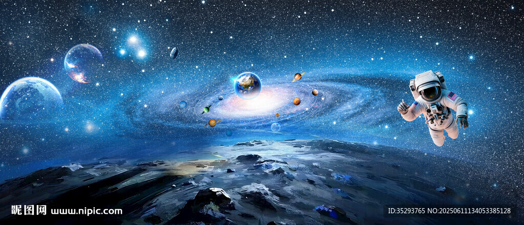 遨游太空