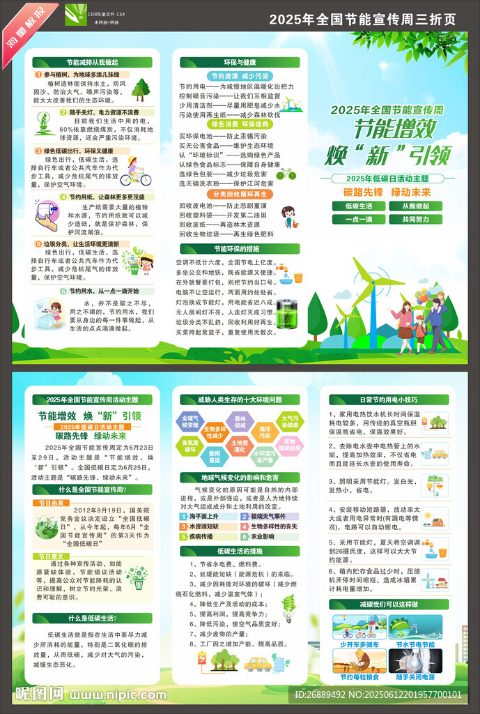 2025年节能宣传周折页