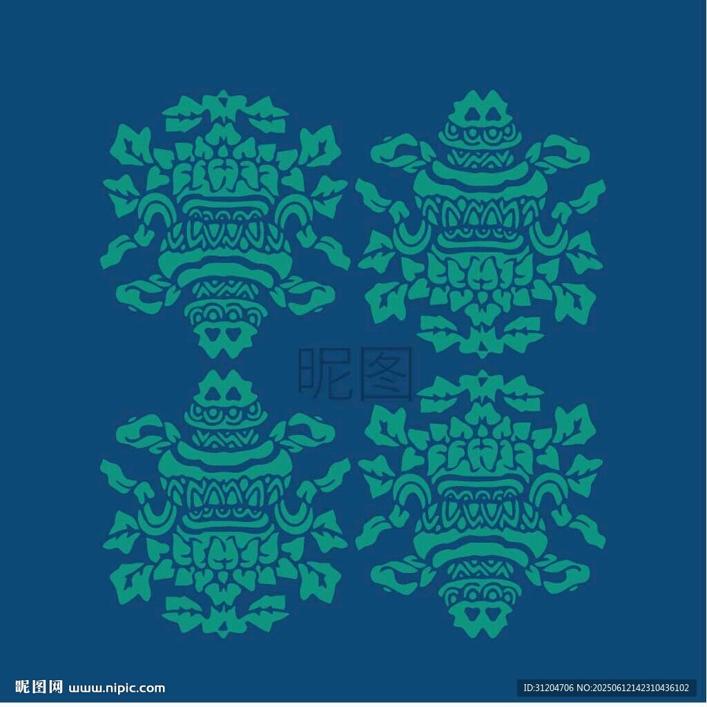 中式传统花纹图案设计