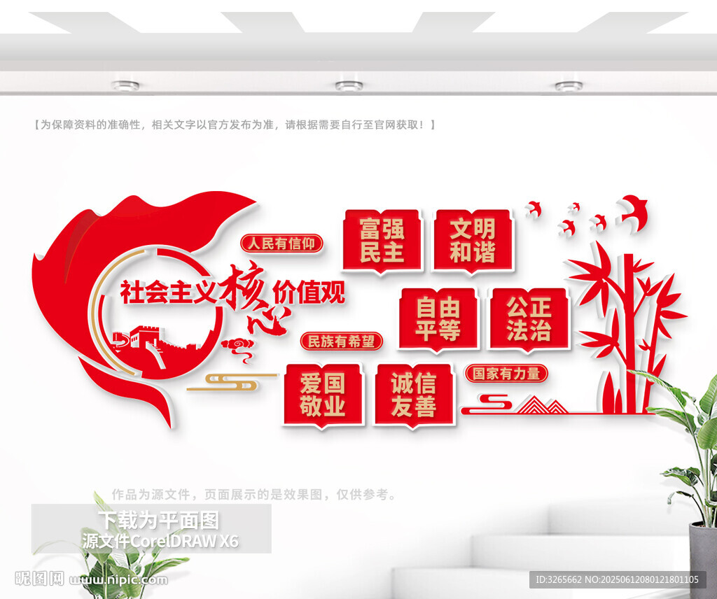 核心价值观文化墙