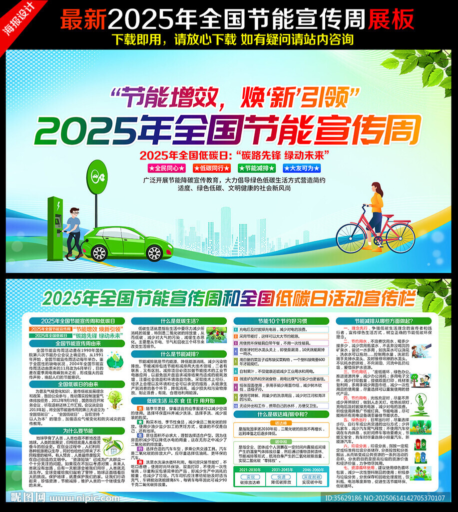 2025年全国节能宣传周宣传栏