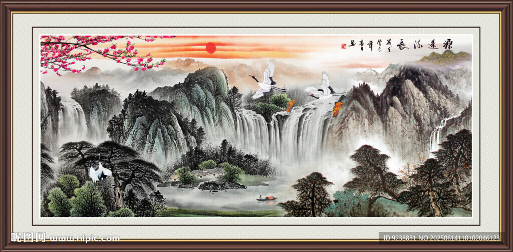 客厅山水画