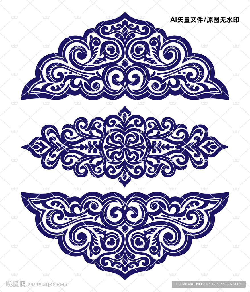 古典花纹雕刻花纹