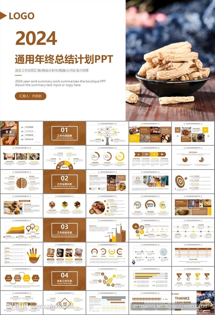 中医中药行业总结计划PPT