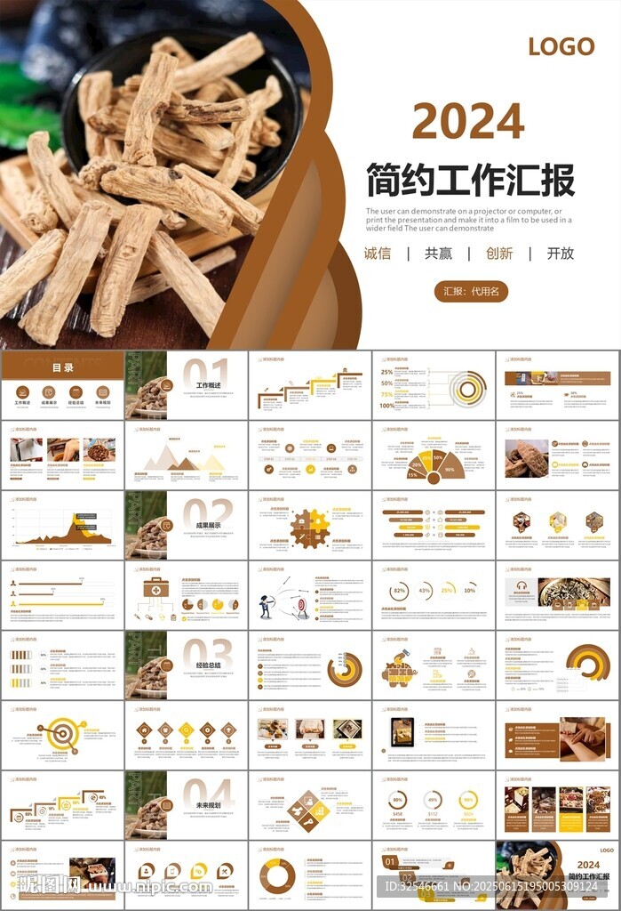 中医中药行业总结计划PPT