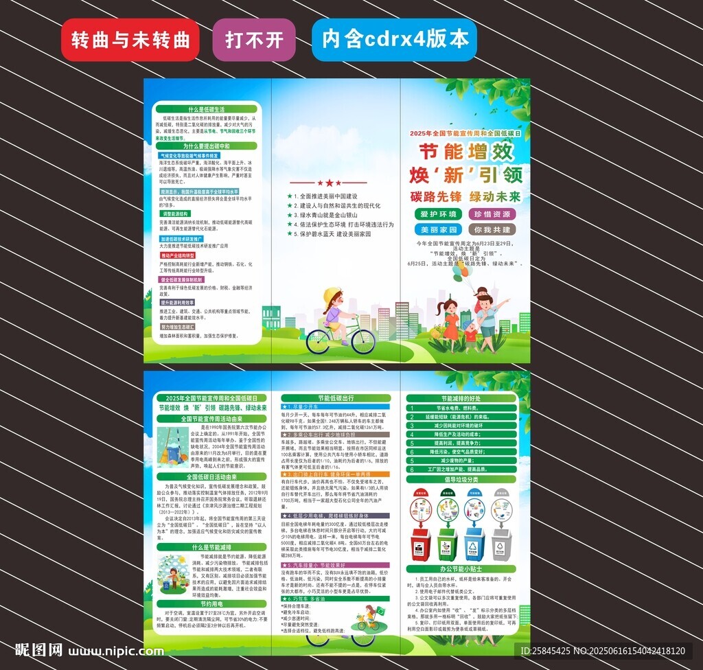 2025年全国节能宣传周折页