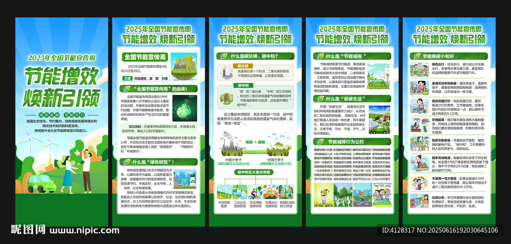全国节能宣传周展架
