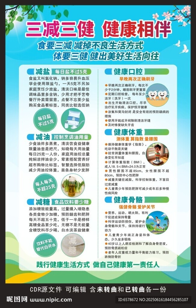 三减三健