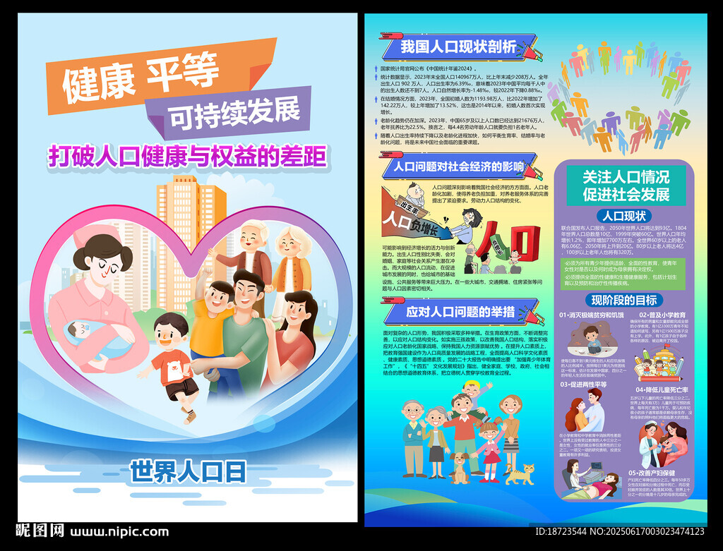 世界人口日海报