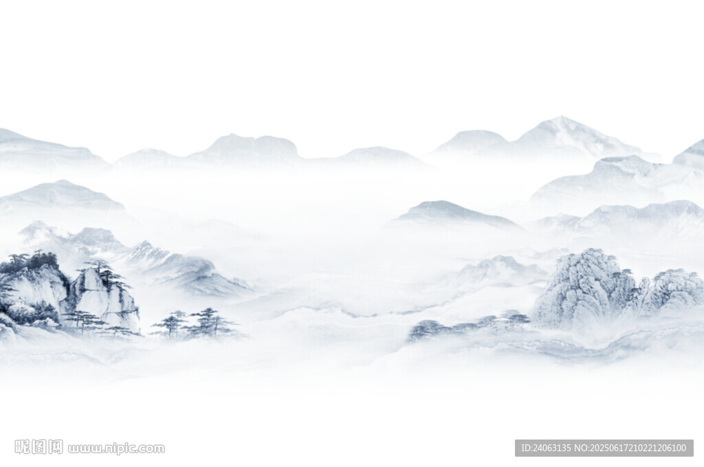 新中式山水画