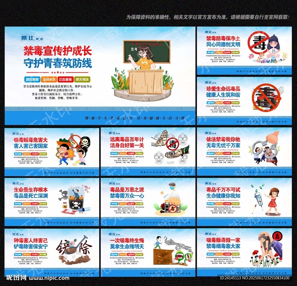 禁毒展板