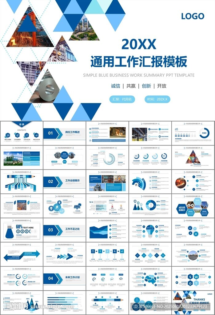 钢铁行业年终总结新年计划ppt