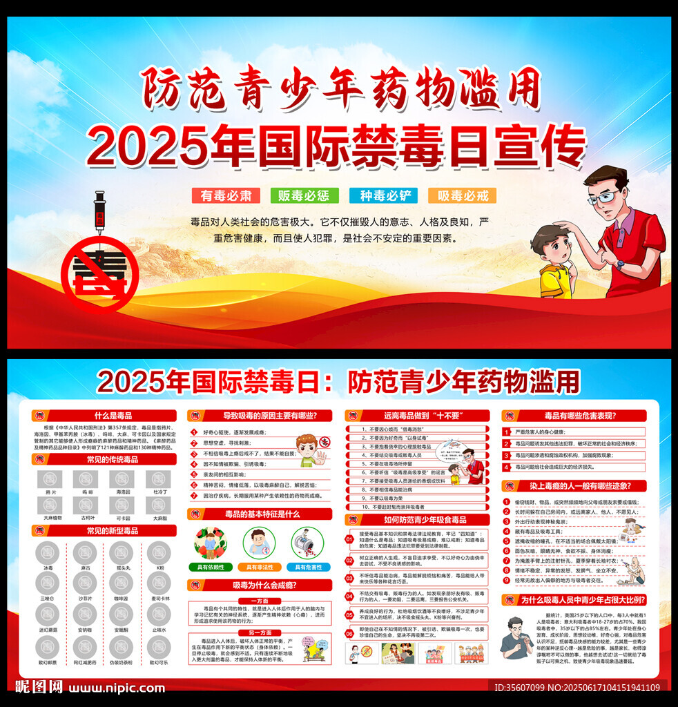 2025国际禁毒日展板