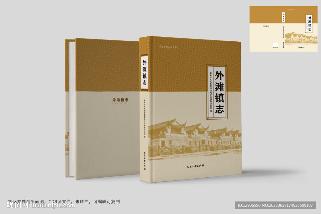 镇志村志封面设计