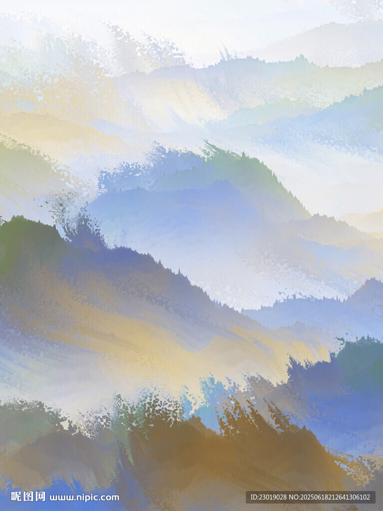 抽象山水