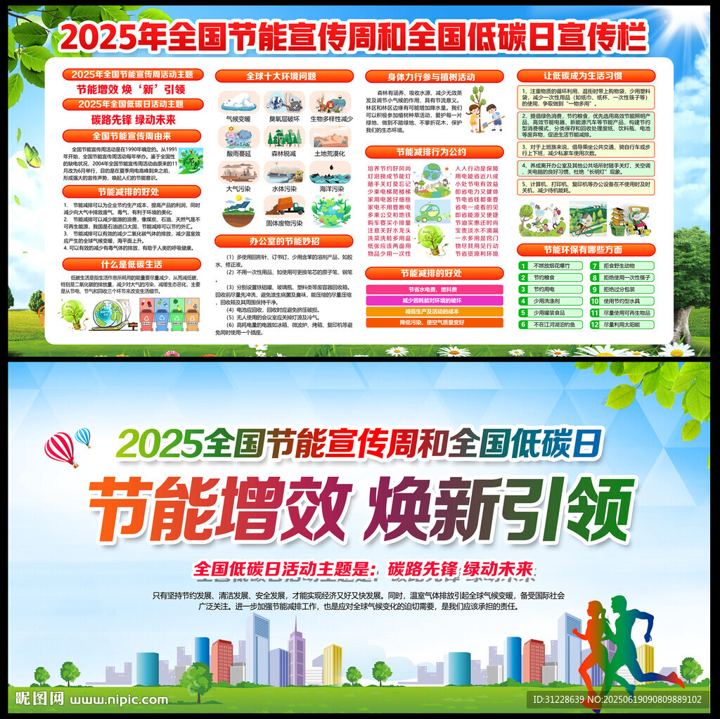 2025年节能宣传周展板