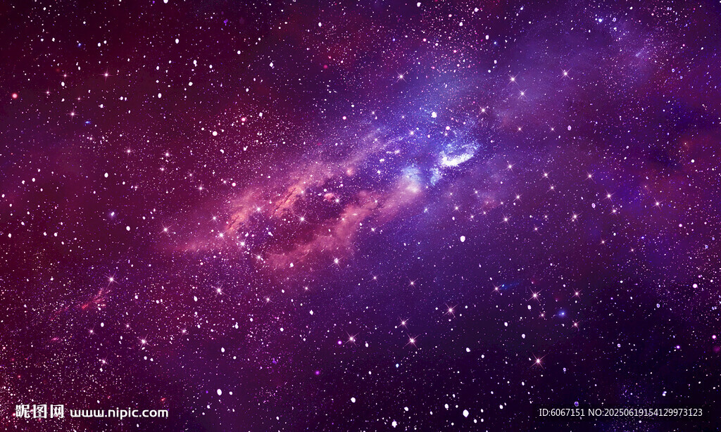 紫色星空背景墙