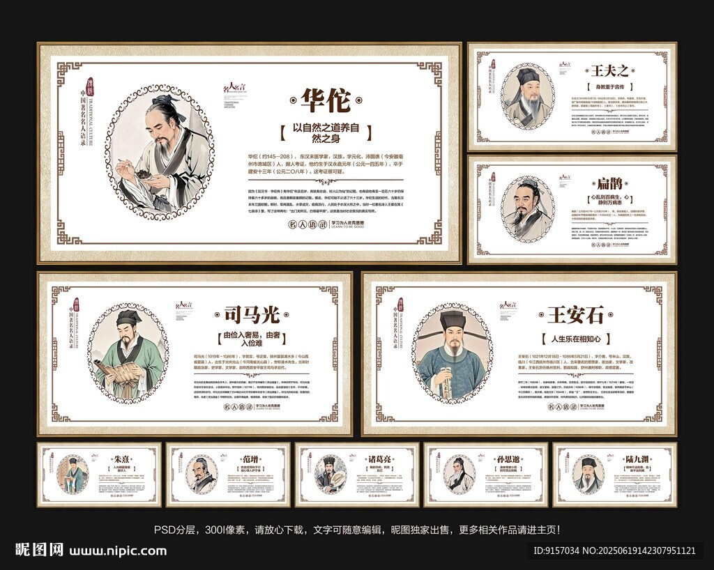 古代名人简介