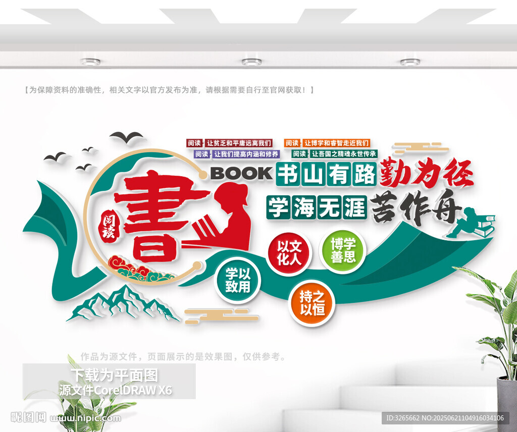 阅读室励志文化墙