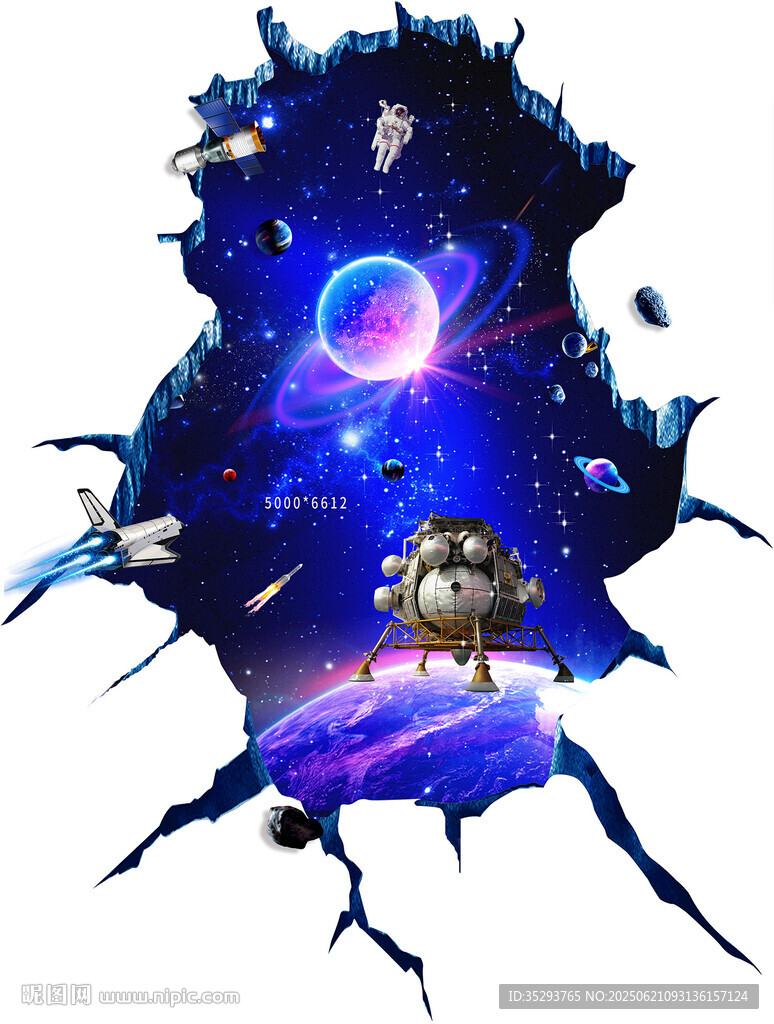 破洞宇宙中的神秘景象