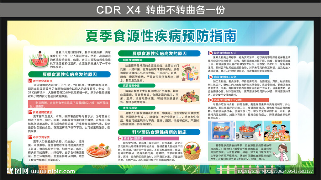 夏季食源性疾病预防指南